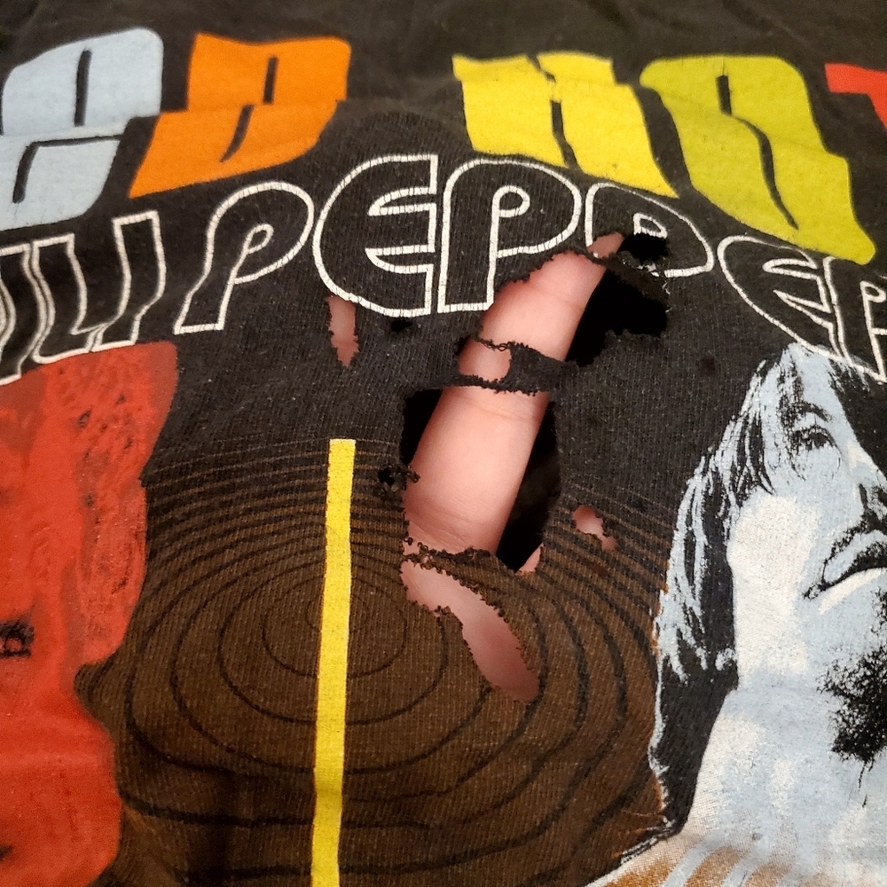 Vintage RARE 90s Red Hot Chili Peppers Concert Tshirt Mens Small - Picture 4 of 6